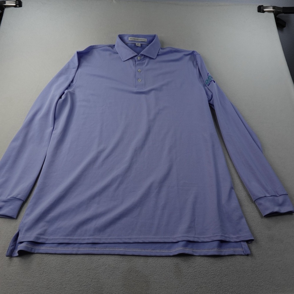 Holderness Bourne Guilford Oxford Shirt Mens XL Blue Tailored Fit Long Sleeve